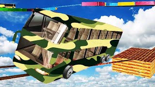 Army Bus Impossible Tracks - Transport Duty Army Bus Game 2019 - Android Gameplay screenshot 2