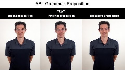 ASL Grammar: Preposition