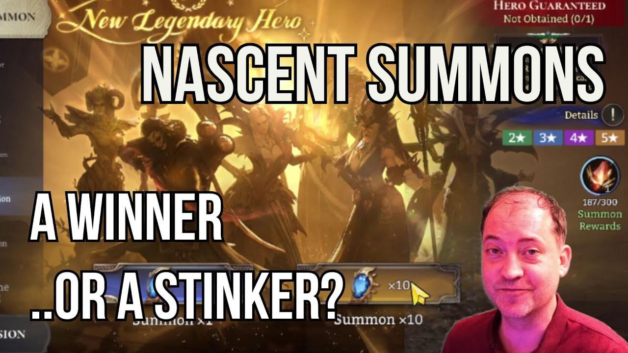 Nascent summons! And some thoughts on upcoming events