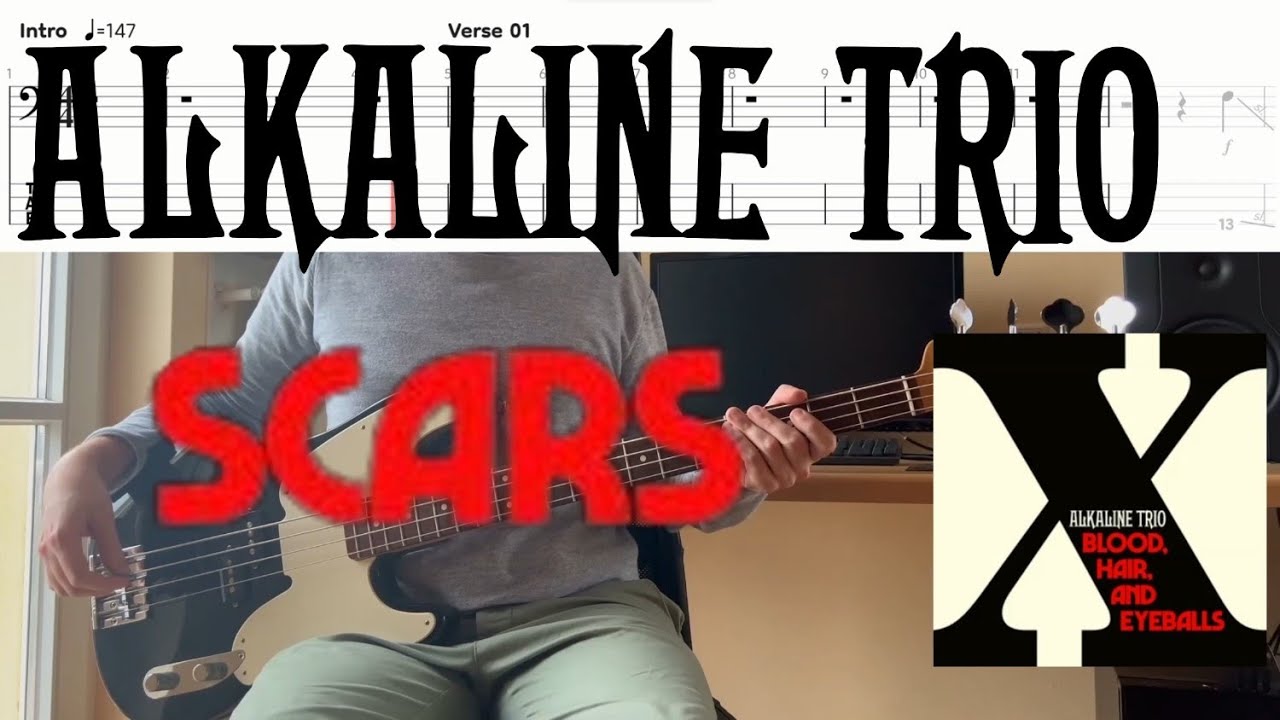 Alkaline Trio - Scars (Bass Cover & Tabs)