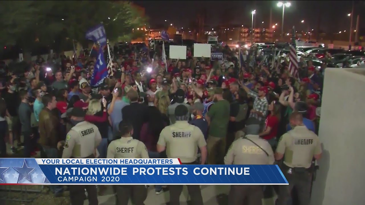 Nationwide protests continue following Election Day