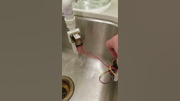 Controlling water flow with solenoid valve