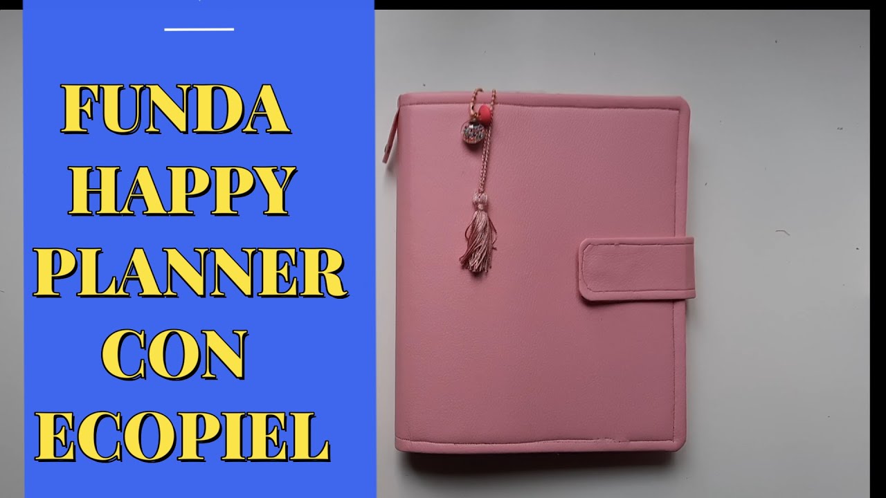 ▶️Como hacer una FUNDA PARA HAPPY PLANNER con ECOPIEL /Colaboración PANDAHALL SELECTED