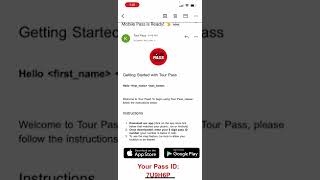 Installing Tour Pass App & Linking Account screenshot 5