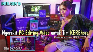 Rakit PC Destop untuk Editing Video & Gaming : PC   Monitor Murah dgn Core i5-10400F  //  VLOG #02