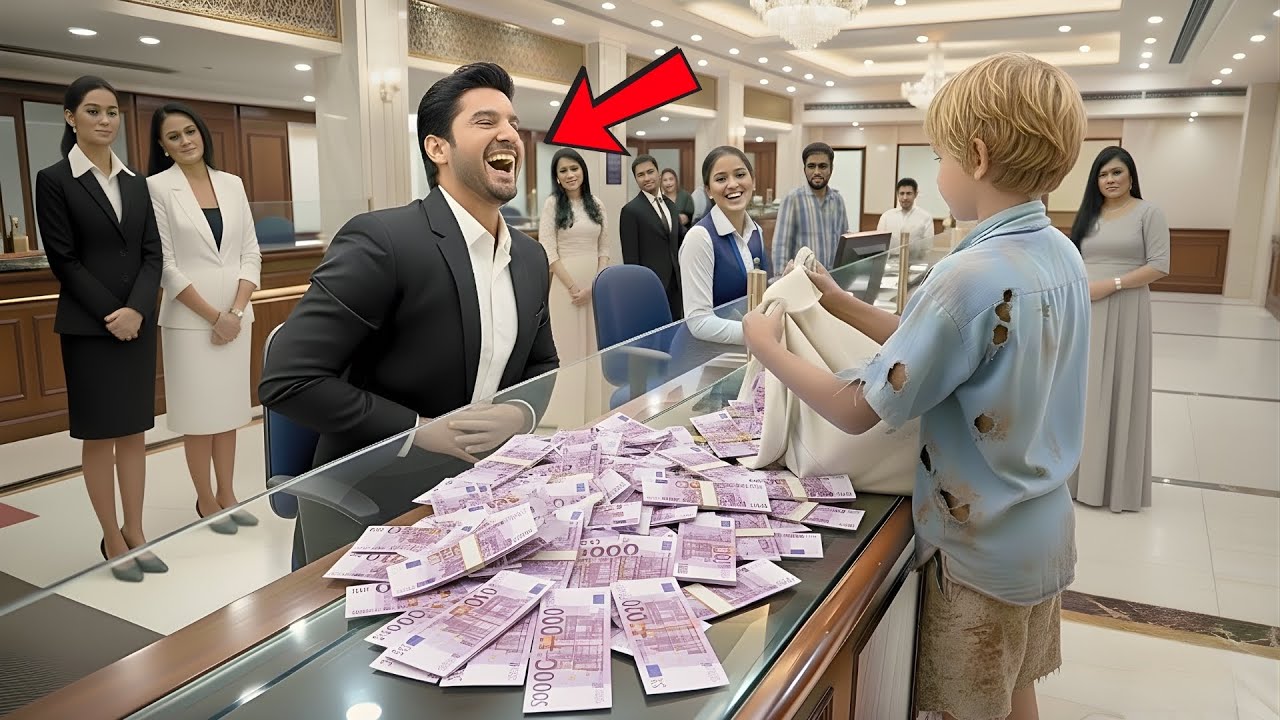 “QUIERO RETIRAR MI DINERO” — EL GERENTE SE RÍE… PERO EL NIÑO HUMILDE CALLA A TODOS