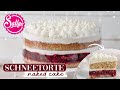 Schneetorte 2.0 naked cake/ modern& fruchtig / Sallys Welt