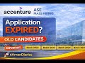 Accenture ASE Application Expired? |  Candidates Update (2022–2025) | Re-Apply Process Explained
