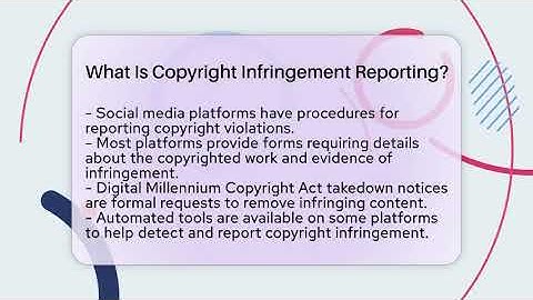 What Is Copyright Infringement Reporting? - Everyday-Networking