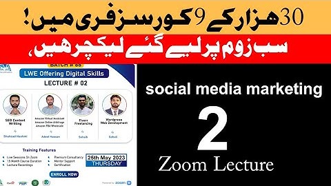 Batch#67 Lect#2 Social Media Marketing By Sir Imran & Miss Mahi Iqbal  Powered By LWE