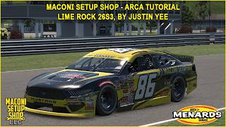 iRacing Maconi ARCA Lime Rock Guide to Qualifying and Race 26S3