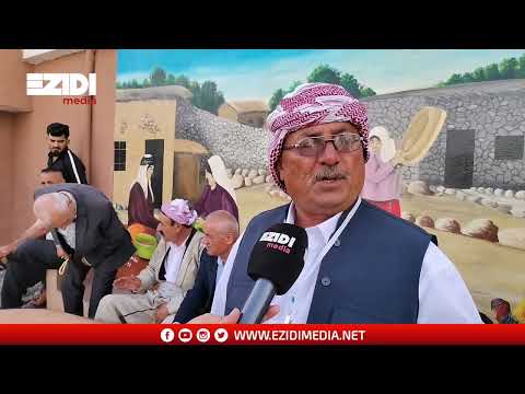 الفنان التشكيلي فارس بيباني يفتتح معرضا فنيا على جداران البيوت في قرية بيبان