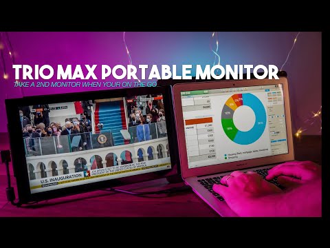 Trio Max by Mobile Pixels | Add a Portable Second or Third Screen to your Laptop!