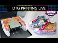 DTG Printing Live: HighTop Shoes