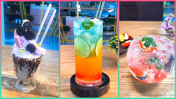 Học Pha Chế Đồ Uống Cực Đẹp Mắt #15   Làm cocktail, pha trà trái cây siêu đơn giản
