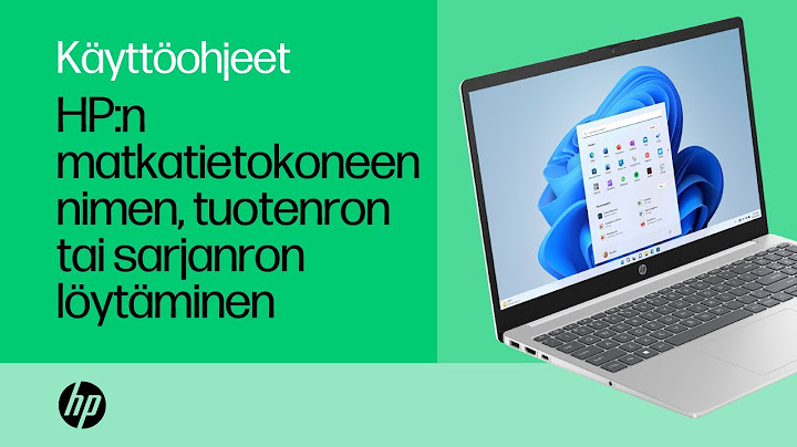 HP:n matkatietokoneen nimen, tuotenron tai sarjanron löytäminen | HP:n matkatietokoneet | HP Support