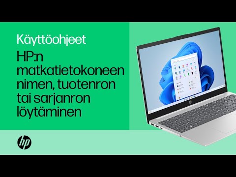 HP:n matkatietokoneen nimen, tuotenron tai sarjanron löytäminen | HP:n matkatietokoneet | @HPSupport