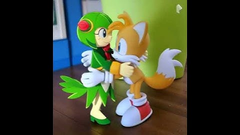 tailsmo hug #tails #cosmo #tailsmo #hug