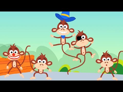 Five Little Monkeys | Nursery Rhymes | Kids Songs | Baby Rhymes