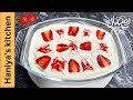 10 minutes dessert recipe  quick and easy strawberry dessert  eid special by haniyas kitchen