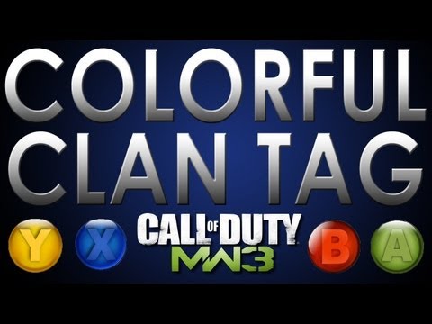 Modern Warfare 3: Change Color of Clan Tag and Gamertag