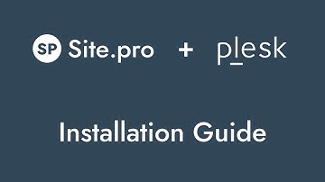 Plesk Website Builder — Site.pro plugin installation guide