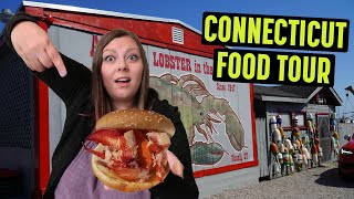 Connecticut Food Tour  Lobster Rolls, Apizza, the World's FIRST Hamburger, & More!