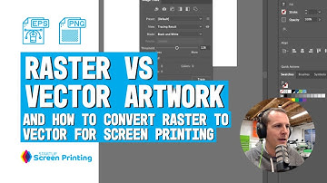 Raster vs Vector and How to Convert Raster Images to Vector Artwork for Screen Printing