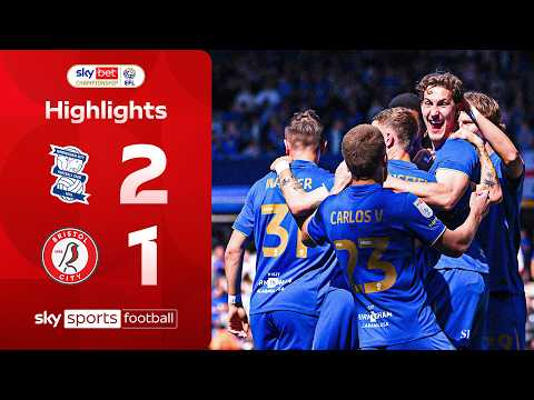 Blues finish home campaign in style 🔵 | Birmingham 2\u002D1 Bristol City | EFL Highlights
