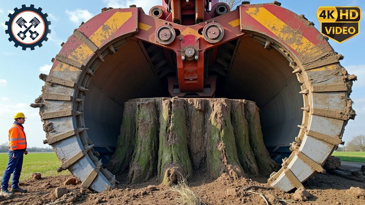 Fastest Automatic Firewood Processing Machine | Extreme Dangerous ...