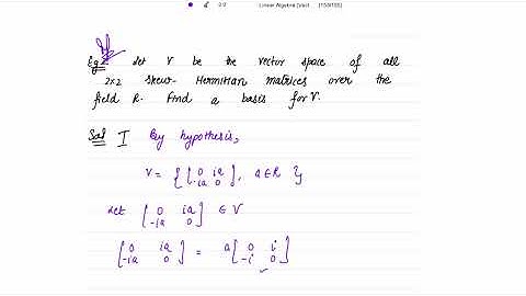 Basis for Hermitian and Skew-Hermitian Matrices
