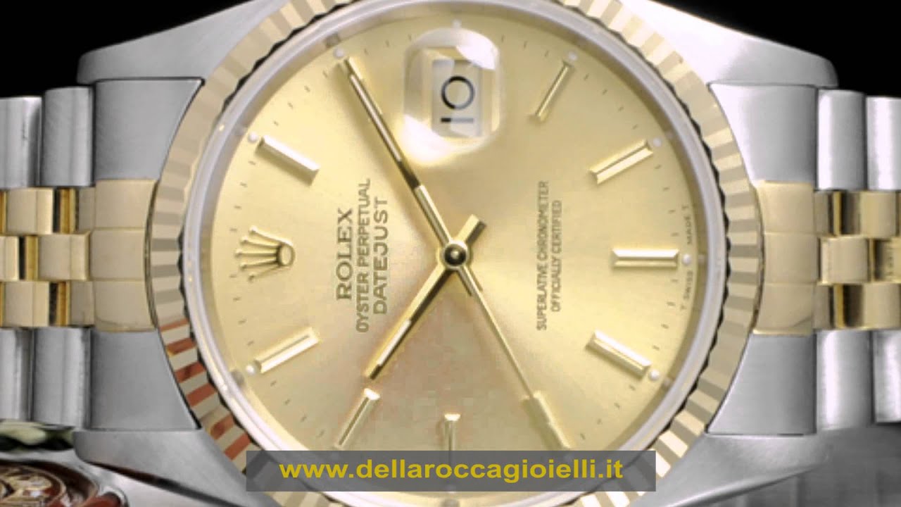 Rolex Datejust Acciaio Oro Prezzo YouTube