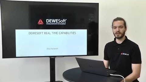Real-time data acquisition with Dewesoft SIRIUS and EtherCAT