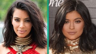 Kim kardashian and kylie jenner swap faces look like twins