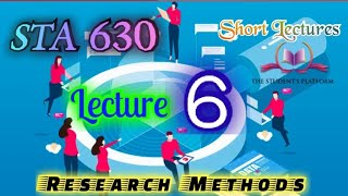 Details STA630 || Lecture 6 || Variables || Short Lecture || VU Lectures || Midterm Final term Preparation Guide