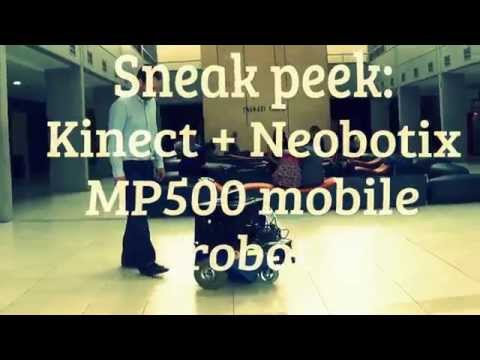 Sneak peek: Kinect + Neobotix MP500 mobile robot