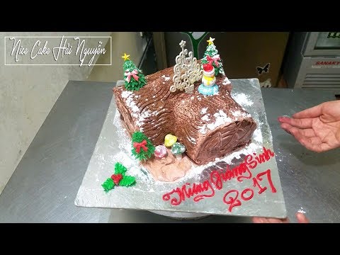 Video Cách Trang Trí Bánh Khúc Cây Giáng Sinh Đơn Giản Nhất... - youtube