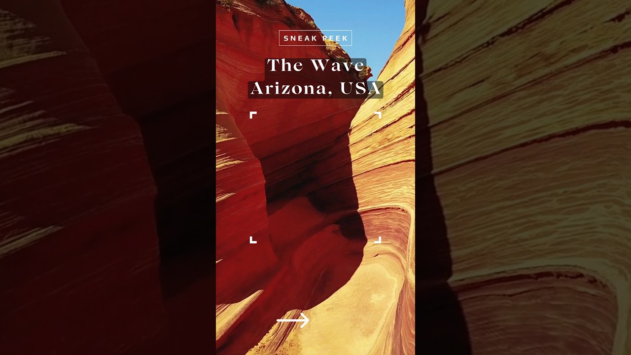 "The Wave, Arizona: Nature's Stunning Masterpiece 🌊 | USA's Most Beautiful Landmark"