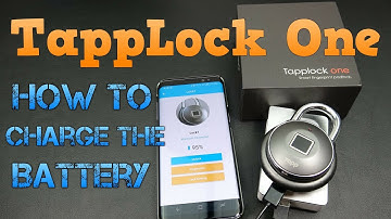 TappLock One - How to Charge the Battery | Demo | Review