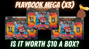 2021 Panini Playbook Football Mega box (X3). Any Good?
