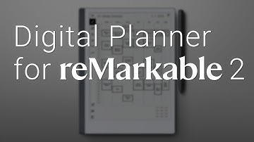 Daily Digital Planner Overview for reMarkable 2 | Organise Your Year, Month, Week & Day