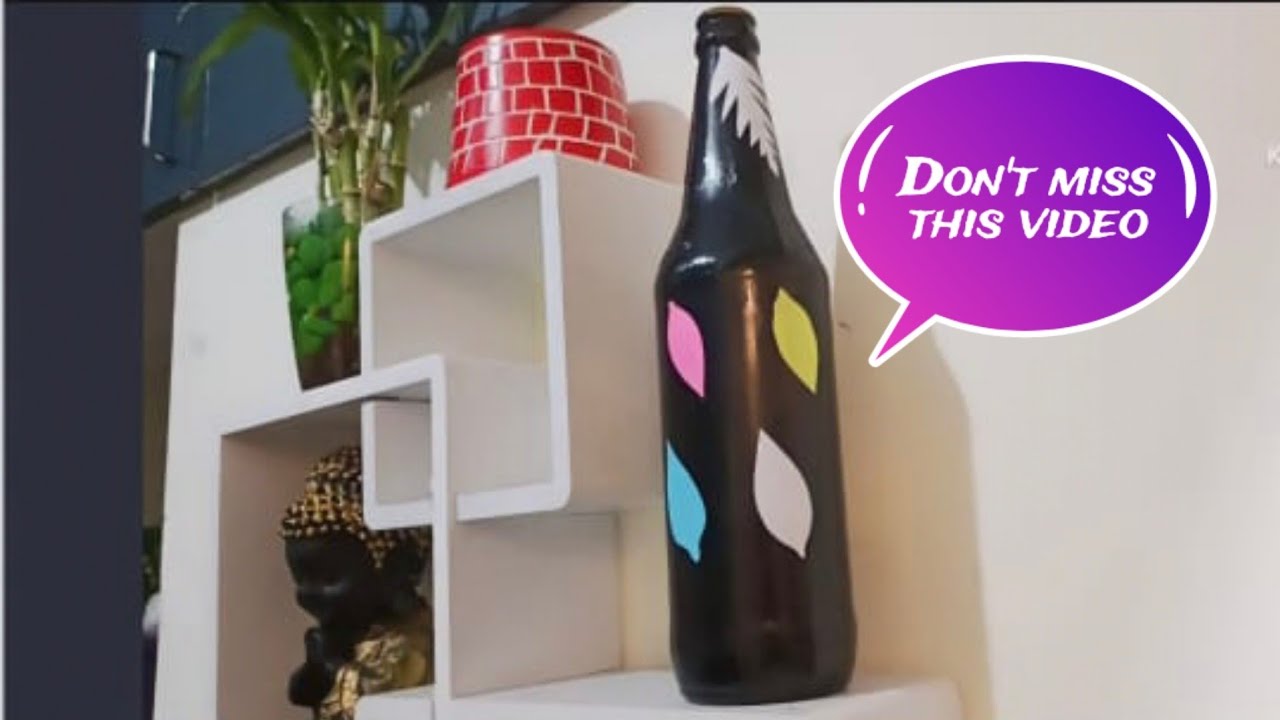 beautiful-elegant-bottle-art-diy-bottle-decoration-ideas-simple-dot