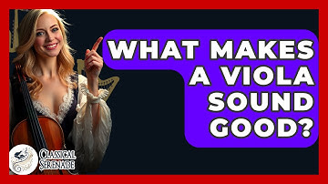 What Makes A Viola Sound Good? - Classical Serenade