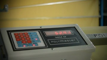 Polymaster CLF-330 Folding Frame and PM-IV Rolling, Cutting and Inspection machine