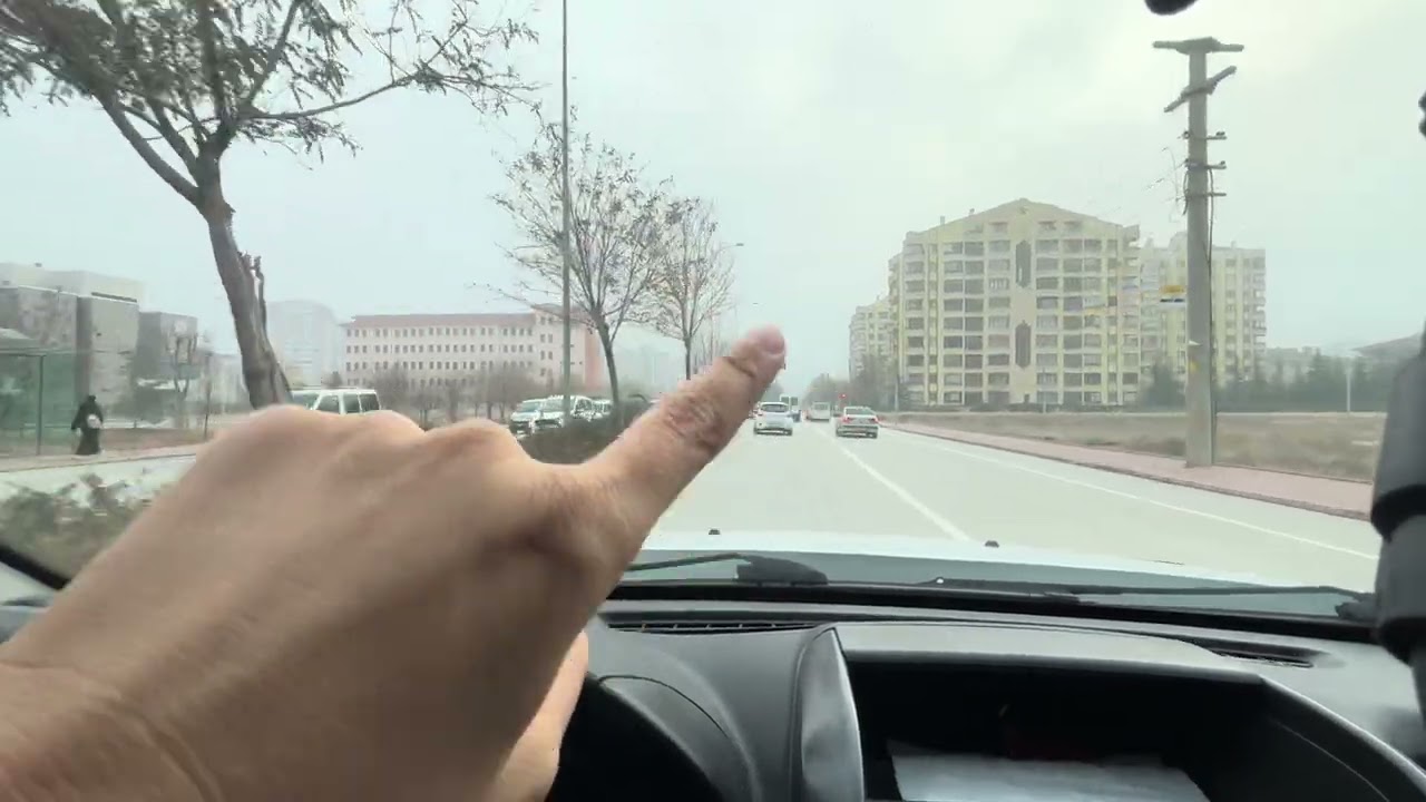 Konya Selçuklu B sınıfı Sınav Güzergahı En Hızlı Çekim