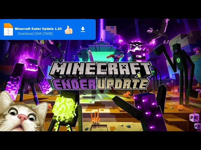 Minecraft 1.20 - END AND SCULK UPDATE REVIEW AND DOWNLOAD 😍, END UPDATE  BETA VERSION