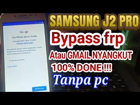 BYPASS FRP SAMSUNG J2PRO SM J250F/DS 2018 android 7 no pc done 100%