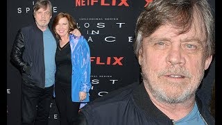 Mark Hamill continues galactic adventures with wife Marilou York at Lost In Space premiere