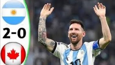 Argentina 2-0 Canada Copa America 2024 Extended Highlights