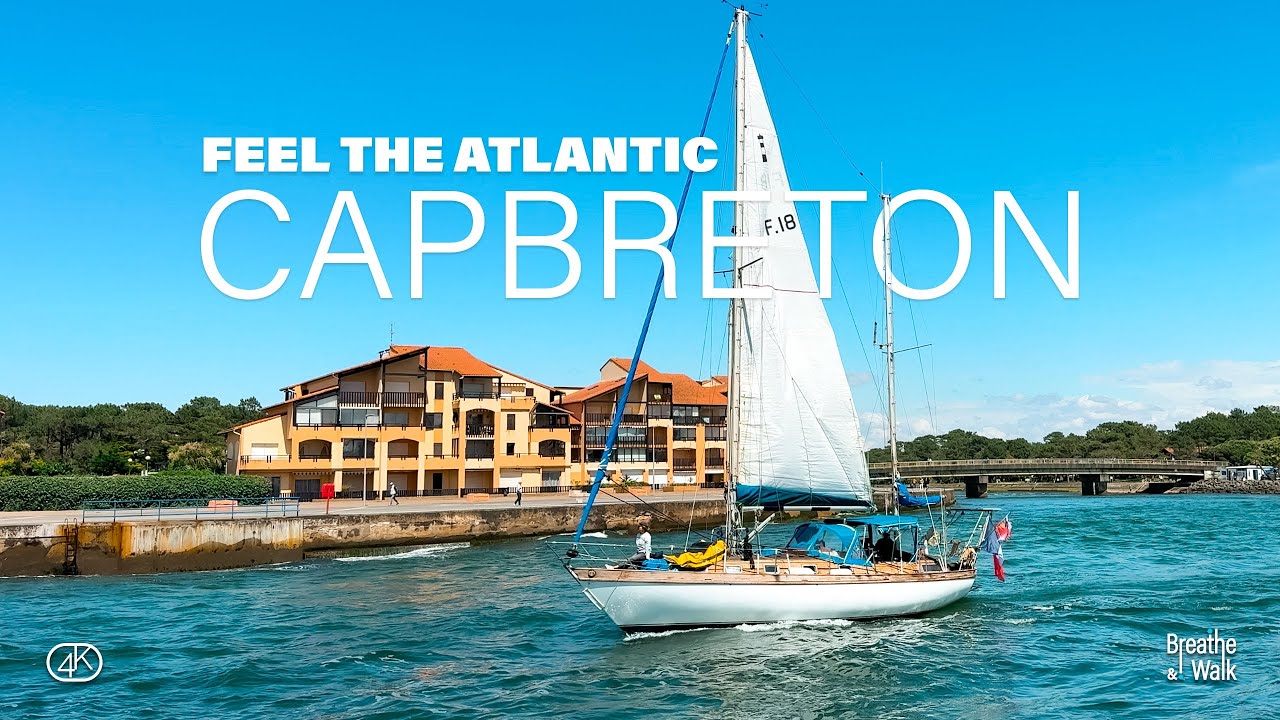 Walking in Capbreton | Calm Atlantic Coast in 4K